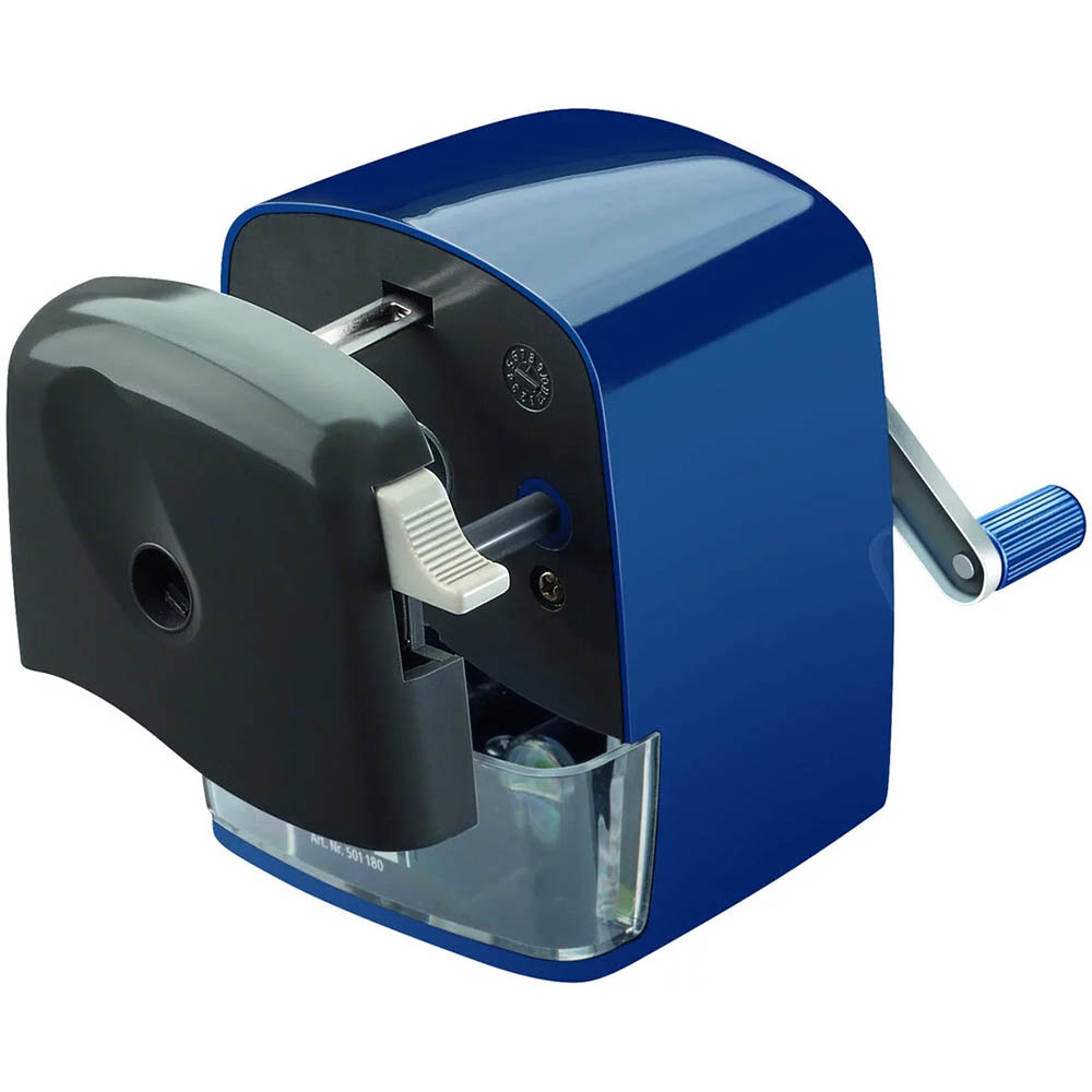 Image for STAEDTLER 501 MARS ROTARY PENCIL SHARPENER 1-HOLE BLUE from Clipboard Stationers & Art Supplies