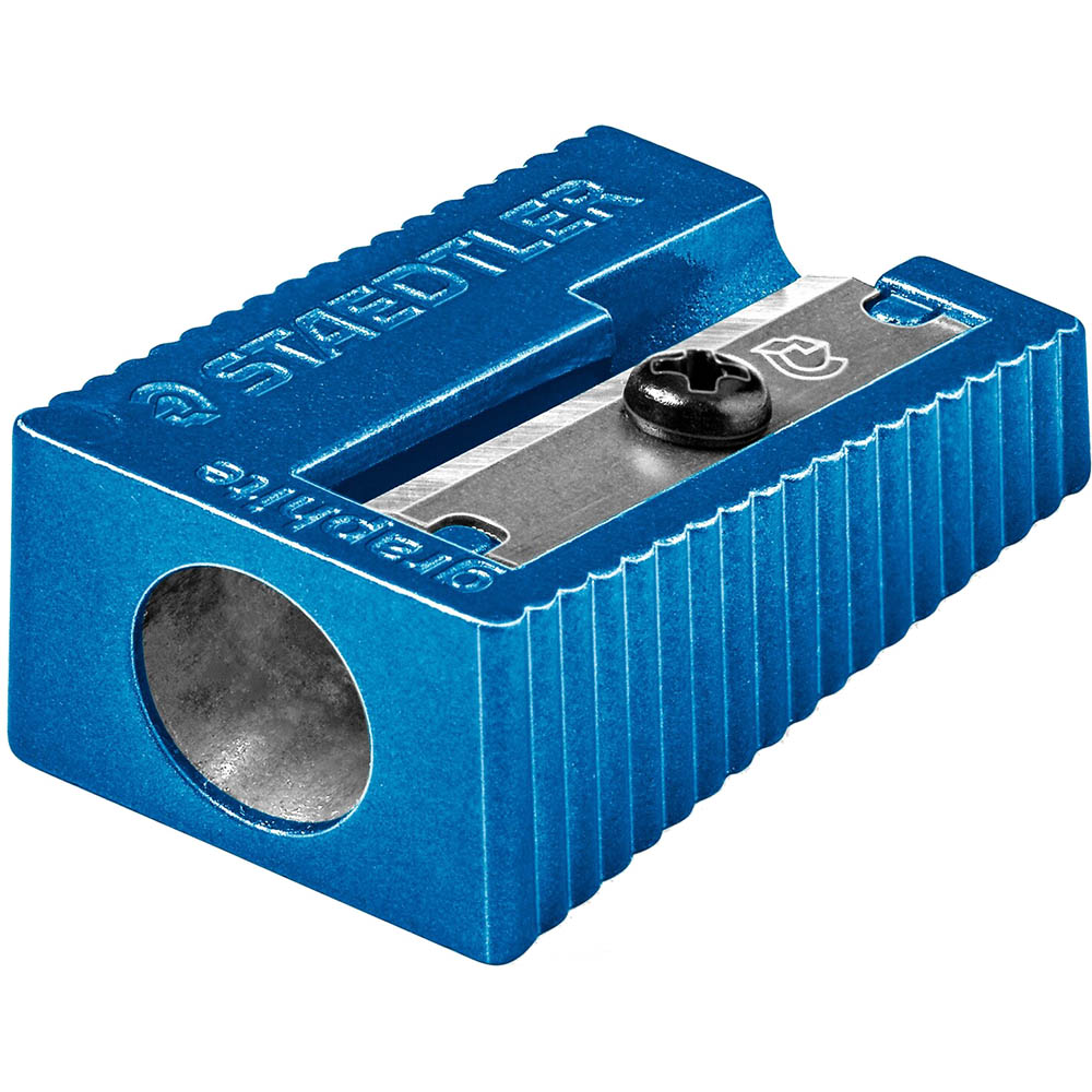 Image for STAEDTLER 510 PENCIL SHARPENER 1-HOLE METAL ASSORTED from Mitronics Corporation