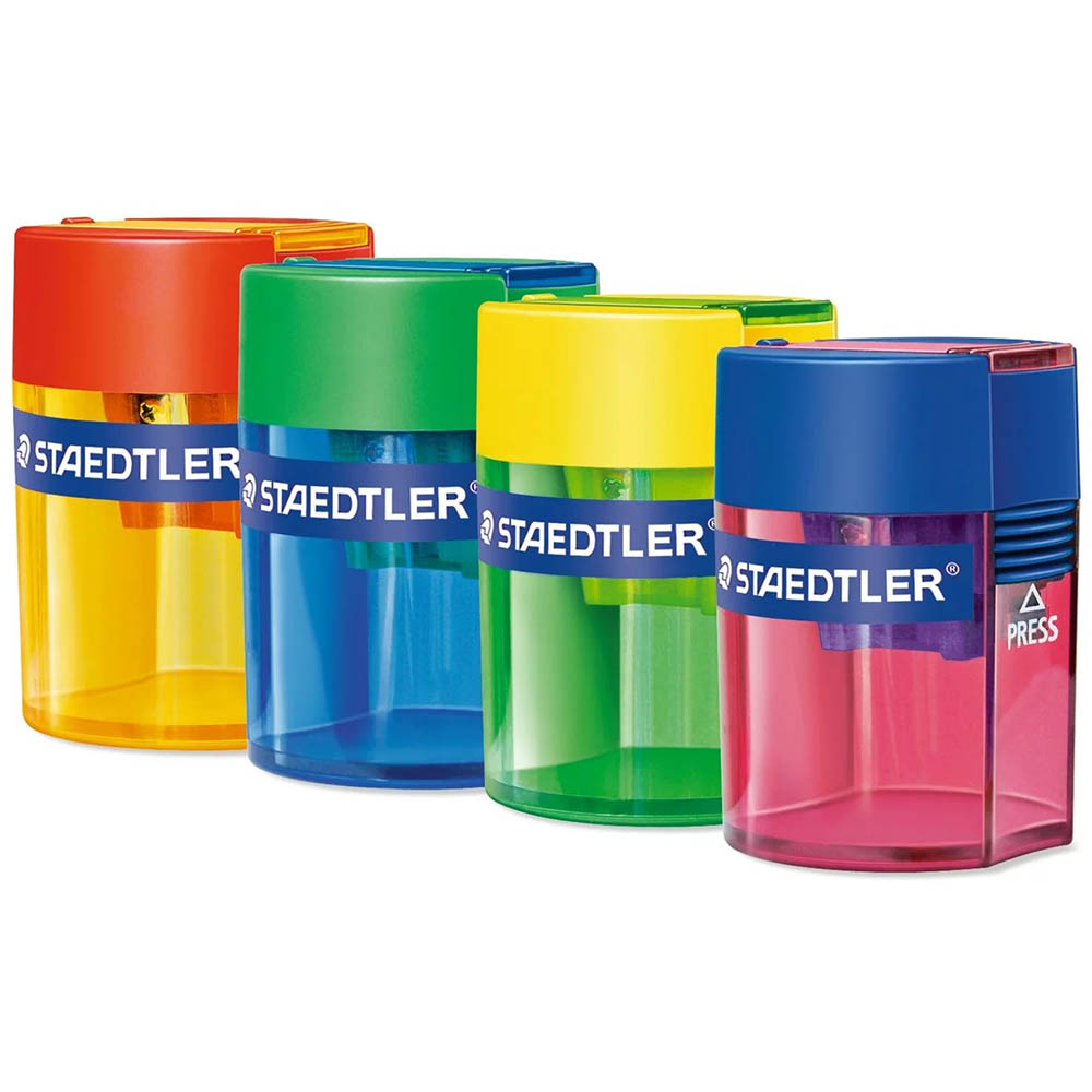STAEDTLER 511 006 TUB PENCIL SHARPENER 1-HOLE ASSORTED |  | 7055605