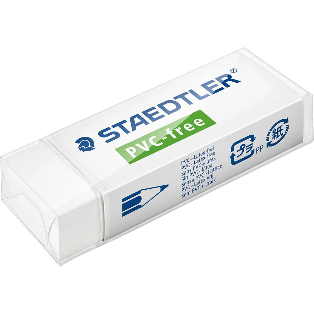 Image for STAEDTLER 525 ERASER PVC FREE LARGE from Office Fix - WE WILL BEAT ANY ADVERTISED PRICE BY 10%