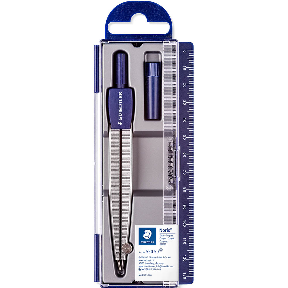 Image for STAEDTLER 550 NORIS CLUB SCHOOL COMPASS from Clipboard Stationers & Art Supplies