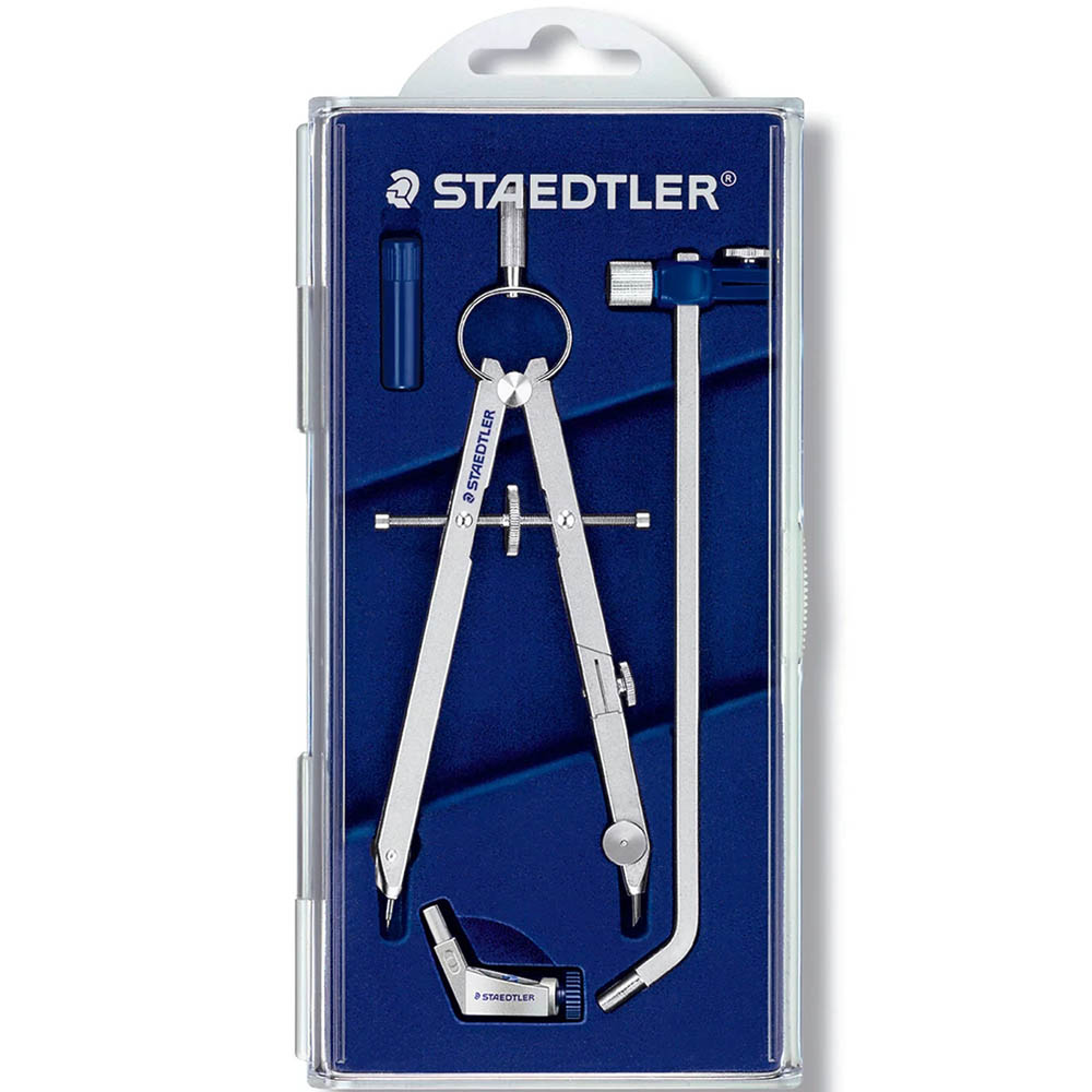 Image for STAEDTLER 551 MARS COMFORT PRECISION MASTERBOW COMPASS WITH EXTENSION BAR from Prime Office Supplies