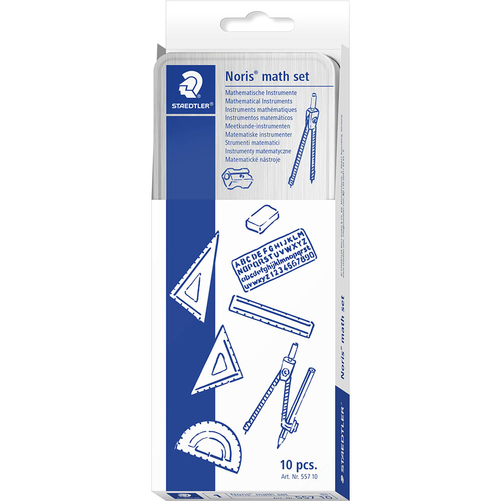 STAEDTLER 557 NORIS CLUB MATH SET 10 PIECE |  | 7005848i