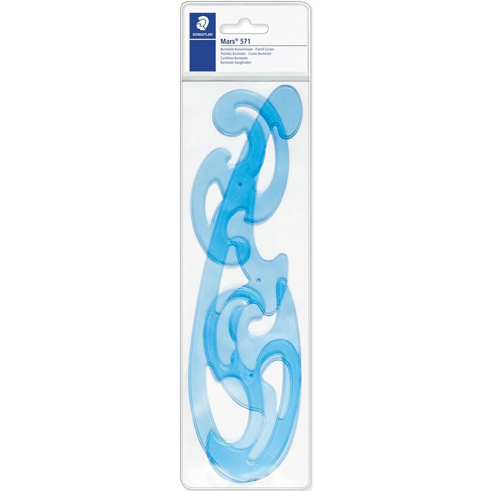 Image for STAEDTLER 571 MARS FRENCH CURVES PACK 3 from Office Heaven