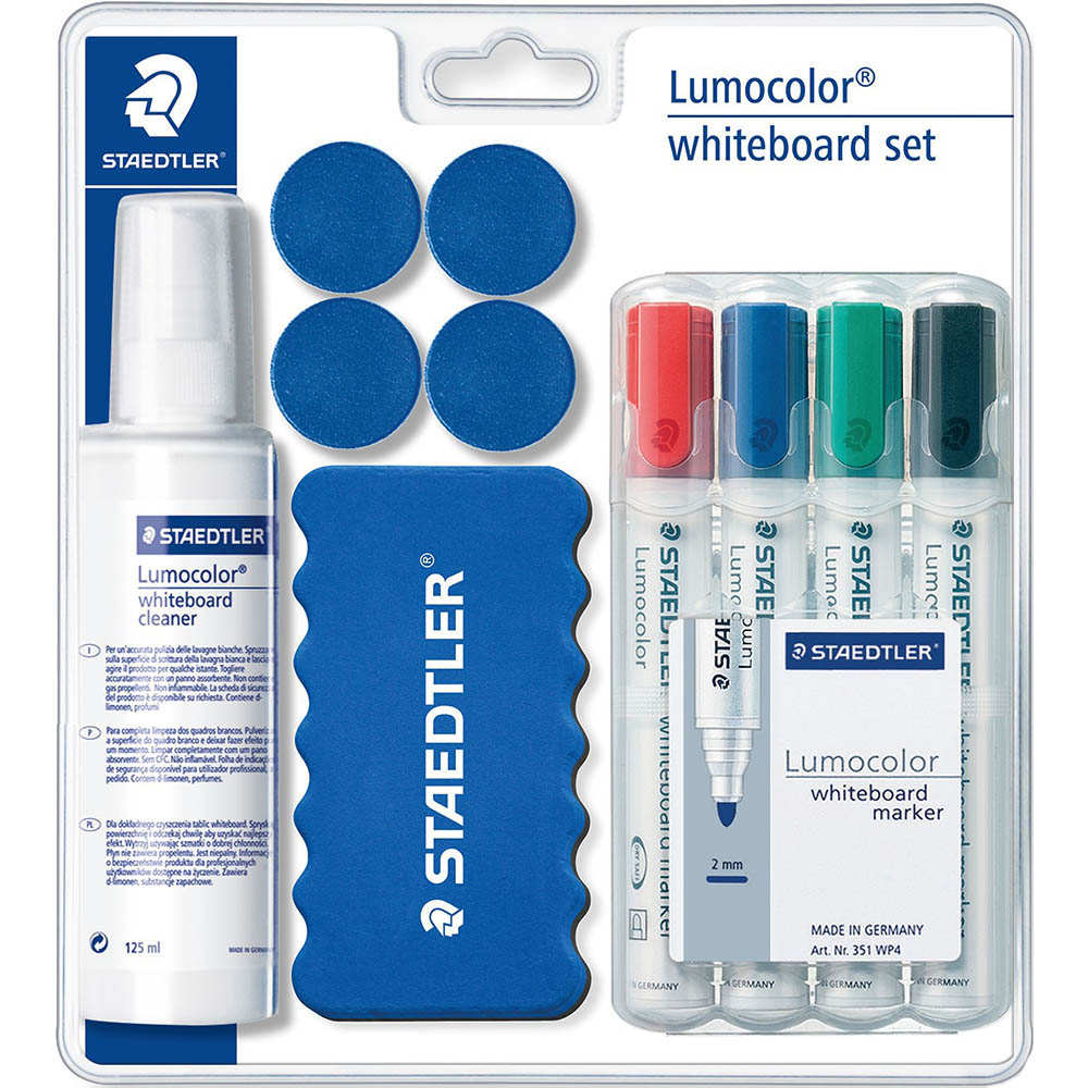 Image for STAEDTLER 613 LUMOCOLOR WHITEBOARD SET from Australian Stationery Supplies