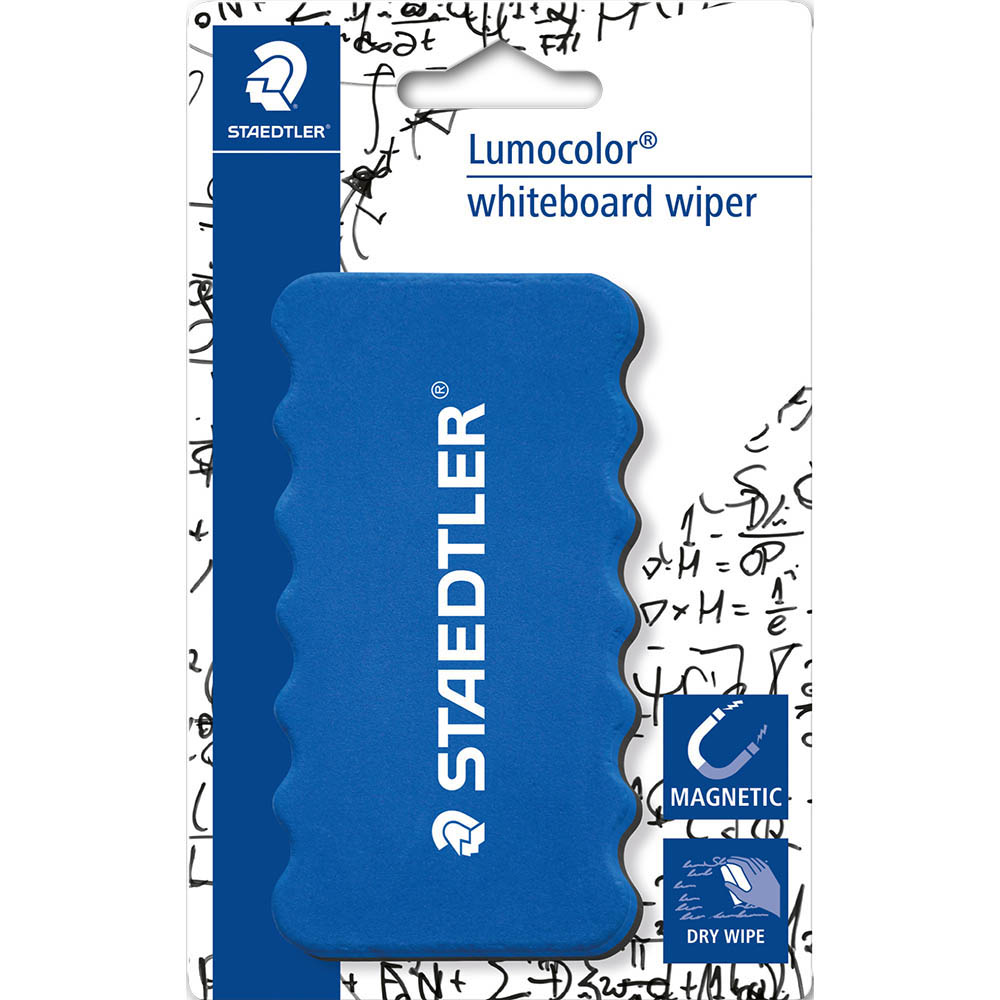 Image for STAEDTLER 652 LUMOCOLOR WHITEBOARD ERASER MAGNETIC BLUE from Australian Stationery Supplies