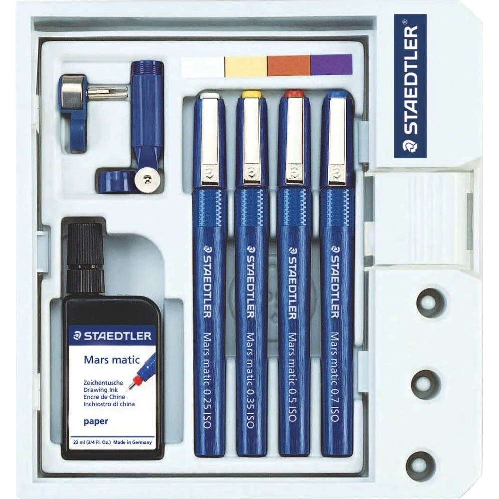 Image for STAEDTLER 700 MARS MATIC TECHNICAL PEN SET from York Stationers