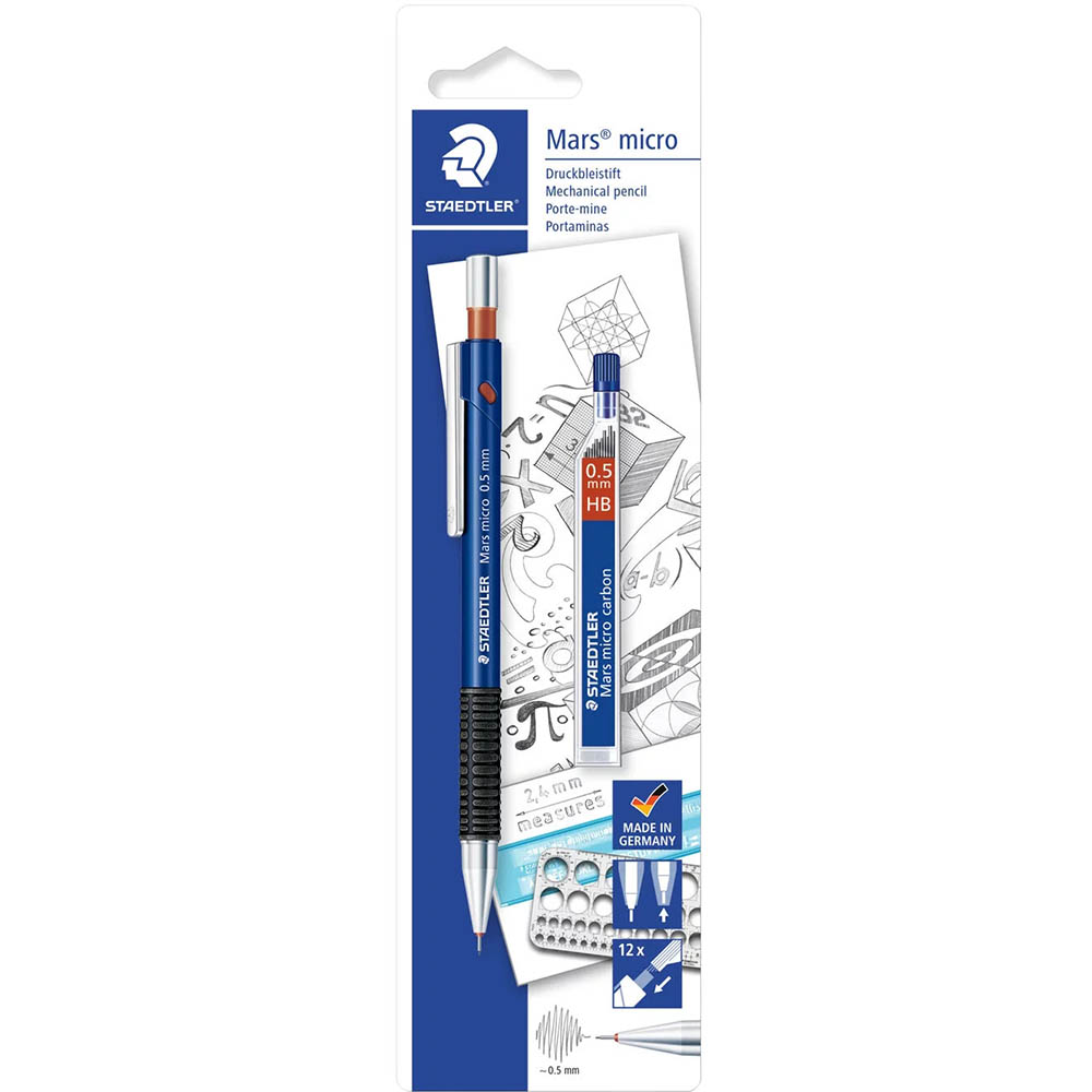 Image for STAEDTLER 775 MARS MICRO MECHANICAL PENCIL 0.5MM WITH LEADS from York Stationers