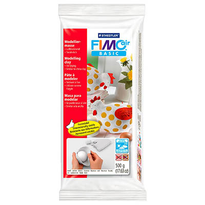 Image for STAEDTLER 810 FIMOAIR BASIC MODELLING CLAY 500GM WHITE from Mitronics Corporation