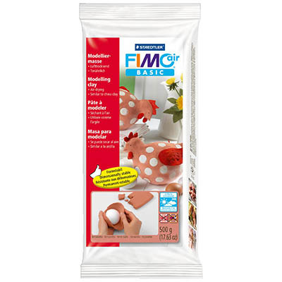 Image for STAEDTLER 810 FIMOAIR BASIC MODELLING CLAY 500GM TERRACOTTA from Memo Office and Art