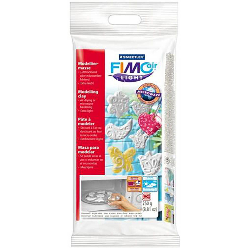 Image for STAEDTLER FIMO AIR LIGHT MODELLING CLAY 250G WHITE from Challenge Office Supplies
