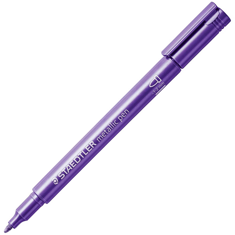 Image for STAEDTLER 8323 METALLIC MARKER PURPLE from That Office Place PICTON