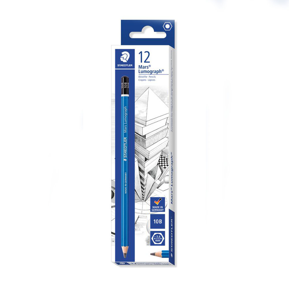 Image for STAEDTLER 100 MARS LUMOGRAPH SKETCHING PENCIL 11B BOX 12 from Pinnacle Office Supplies
