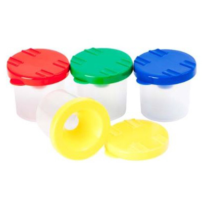 Image for EDUCATIONAL COLOURS SAFETY PAINT POT STUBBY PACK 4 from That Office Place PICTON