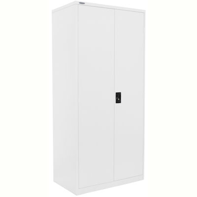 Image for STEELCO STATIONERY CABINET 4 SHELVES 2000 X 914 X 463MM WHITE SATIN from Office Fix - WE WILL BEAT ANY ADVERTISED PRICE BY 10%