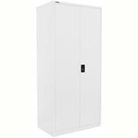steelco stationery cabinet 4 shelves 2000 x 914 x 463mm white satin