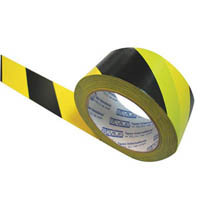 stylus 471 lane marking tape pvc 48mm x 33m black/yellow