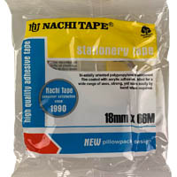 nachi 620 stationery tape 18mm x 66m transparent