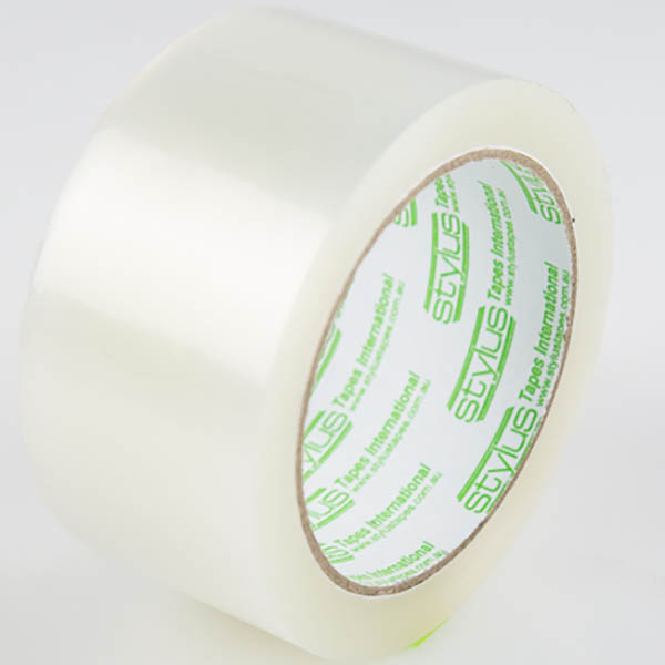Image for STYLUS PP100 PACKAGING TAPE 48MM X 75M TRANSPARENT from SNOWS OFFICE SUPPLIES - Brisbane Family Company