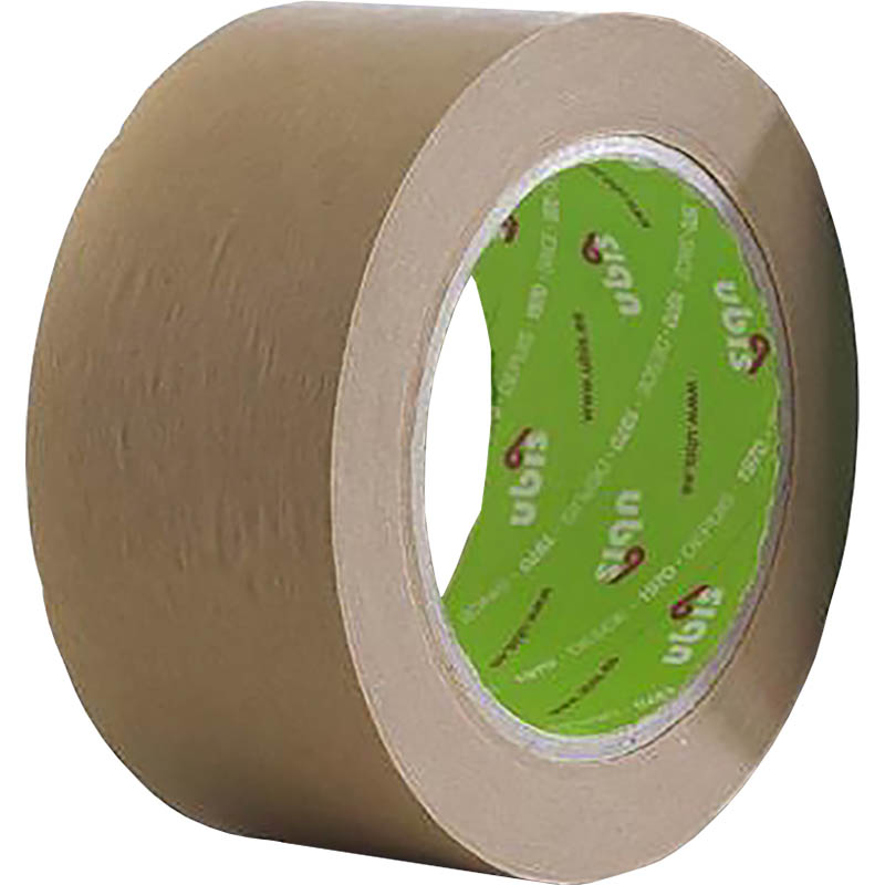 Image for UBIS 4800 ENVIRONMENTAL PAPER TAPE 48MM X 50M BROWN from That Office Place PICTON