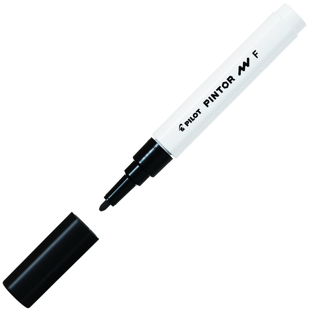 Image for PILOT PINTOR PAINT MARKER BULLET FINE 1.0MM BLACK from Australian Stationery Supplies