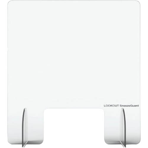 Image for SYLEX LOOKOUT SNEEZE GUARD NO MOUNT 800 X 1000MM CLEAR from BusinessWorld Computer & Stationery Warehouse