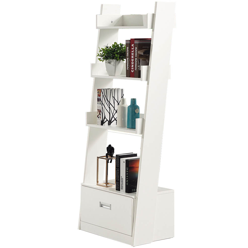 Image for SYLEX ABILENE TALL SHELVING UNIT 500 X 400 X 1600MM WHITE from Office Heaven
