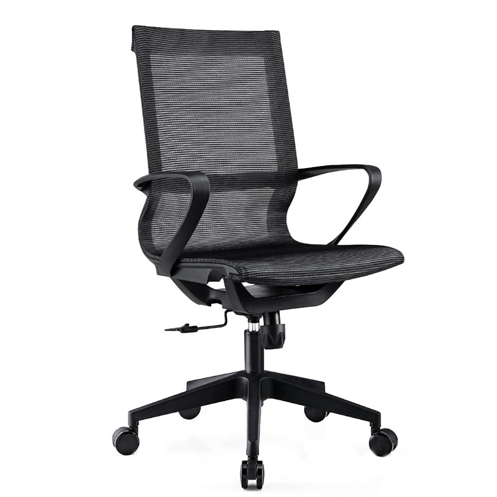 Image for SYLEX MONROE CHAIR MID BACK BLACK from BusinessWorld Computer & Stationery Warehouse