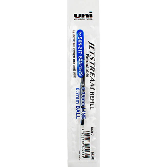 Image for UNI-BALL SXR JETSTREAM ROLLERBALL REFILL 0.7MM BLUE BOX 12 from BusinessWorld Computer & Stationery Warehouse