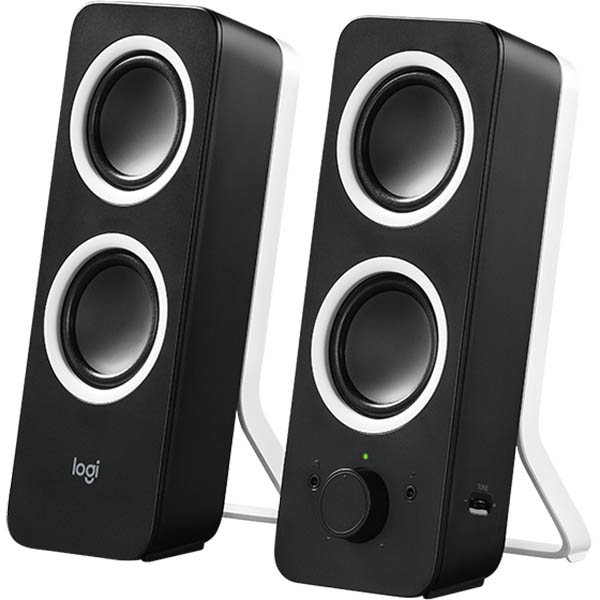 Image for LOGITECH Z200 MULTIMEDIA SPEAKERS MIDNIGHT BLACK from Eastland Office Supplies