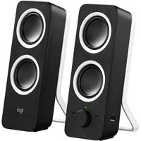 logitech z200 multimedia speakers midnight black