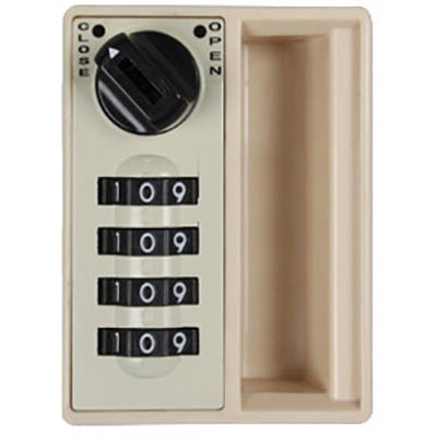 Image for STEELCO CM-1 COMBINATION LOCKER DOOR LOCK BEIGE from Mitronics Corporation