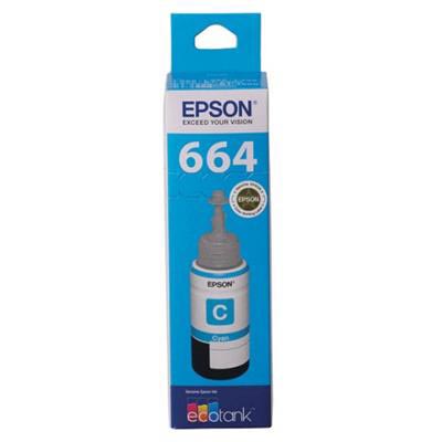 Image for EPSON T664 ECOTANK INK BOTTLE CYAN from Challenge Office Supplies