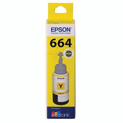 Image for EPSON T664 ECOTANK INK BOTTLE YELLOW from BusinessWorld Computer & Stationery Warehouse