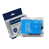 compatible brother lc57c ink cartridge cyan