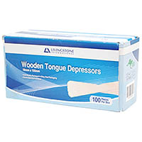 livingstone biodegradable wooden tongue depressor 150 x 17 x1.6mm pack 100