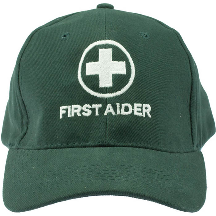 Image for TRAFALGAR FIRST AID CAP GREEN from Merv's Stationery