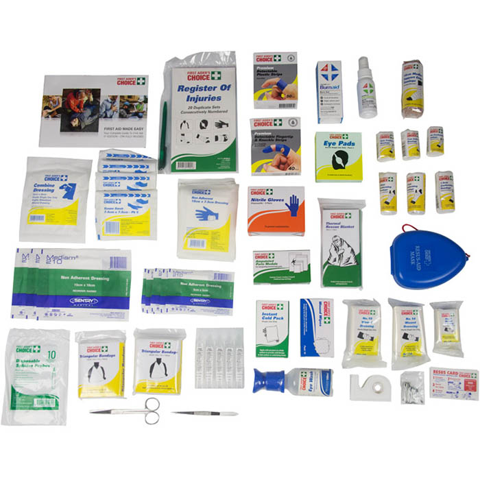 Image for FIRST AIDERS CHOICE FOOD AND BEVERAGE MANUFACTURING FIRST AID KIT REFILL from That Office Place PICTON