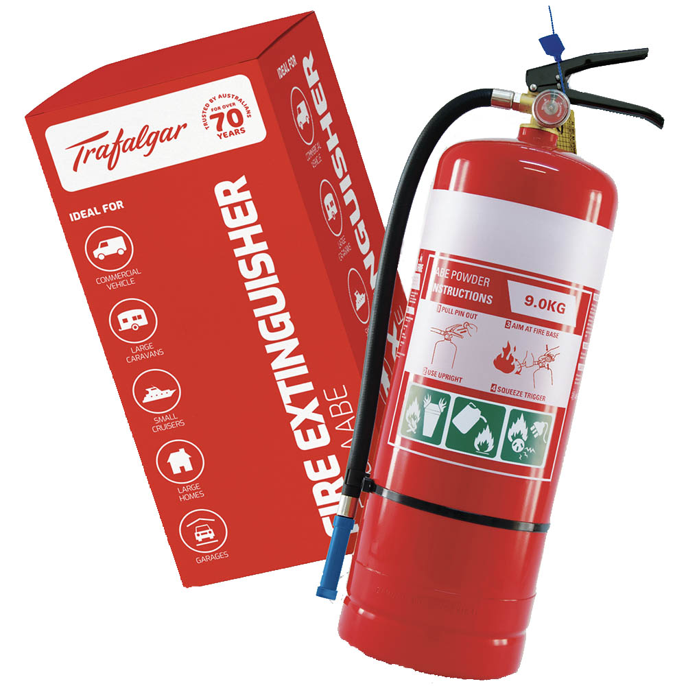 Image for TRAFALGAR FIRE EXTINGUISHER ABE DRY CHEMICAL 2.5KG from Mitronics Corporation