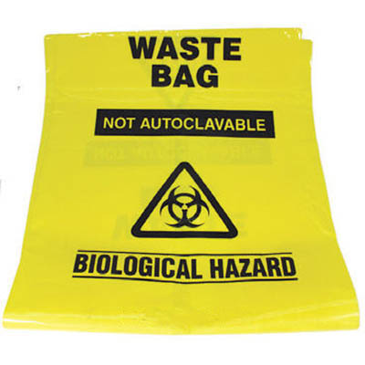 Image for TRAFALGAR CLEAN-UP BIOHAZARD BAG 450 X 750MM YELLOW from Mitronics Corporation