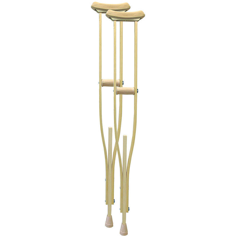 Image for TRAFALGAR WOODEN CRUTCHES from Prime Office Supplies