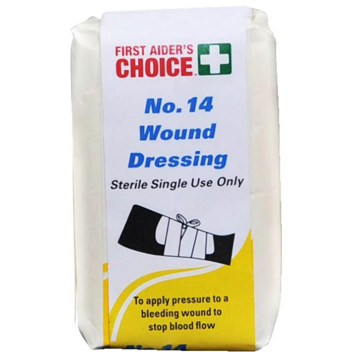 Image for FIRST AIDERS CHOICE WOUND DRESSING SIZE 14 from Clipboard Stationers & Art Supplies