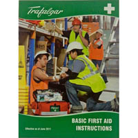 trafalgar basic first aid instructions booklet