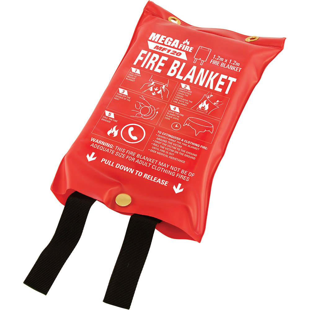 Image for BRADY FIRE BLANKET FIBREGLASS 1.2 X 1.2M from BusinessWorld Computer & Stationery Warehouse