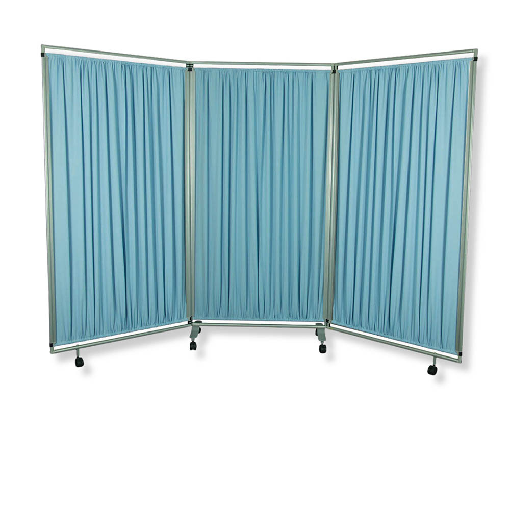 TRAFALGAR FOLDING MOBILE PRIVACY SCREEN WITH WHEELS BLUE |  | 7091639