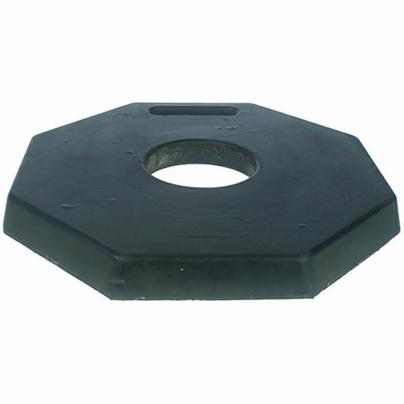 Image for BRADY BOLLARD VALUE T TOP BASE ONLY 6KG BLACK from Mitronics Corporation