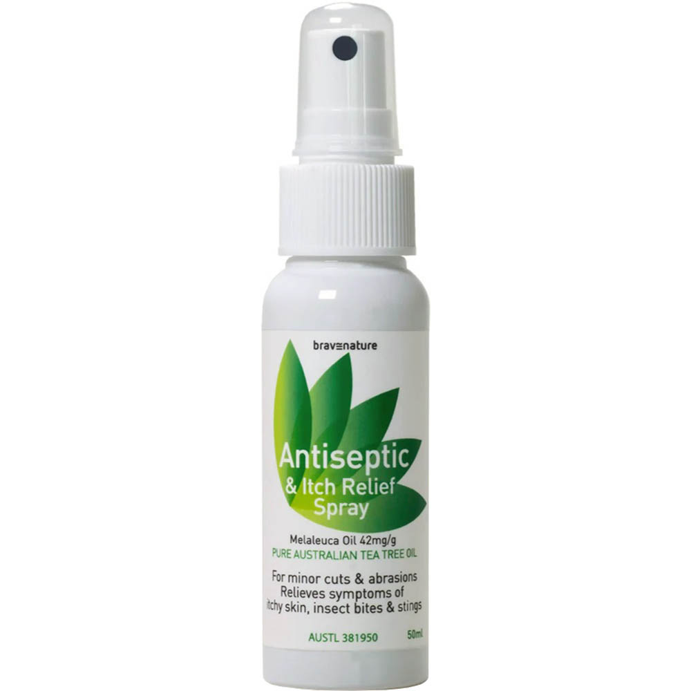 Image for BRAVENATURE ANTISEPTIC AND ITCH RELIEF SPRAY 50ML from Office Heaven