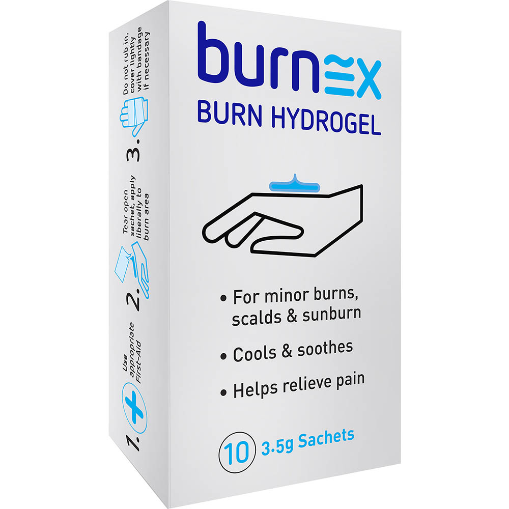 Image for BURNEX BURN HYDROGEL SACHET 3.5G from Clipboard Stationers & Art Supplies