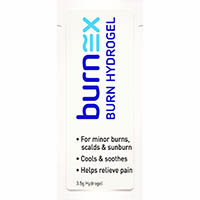 burnex burn hydrogel 3.5g sachet dispenser pack 10