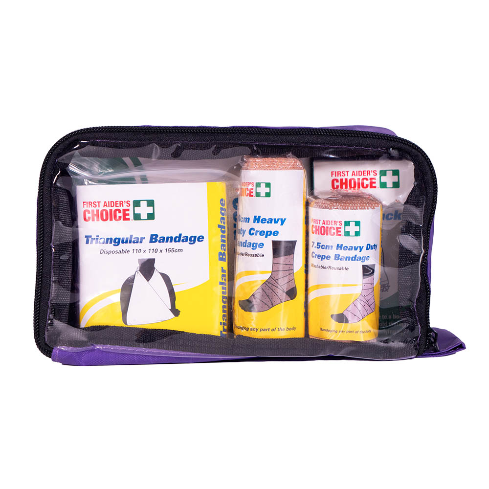 Image for FIRST AIDERS CHOICE SPRAINS AND STRAINS MODULE from Challenge Office Supplies